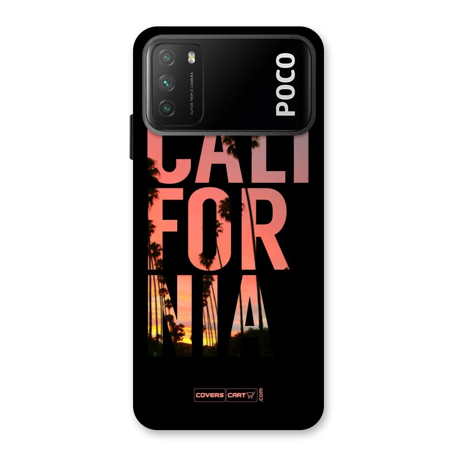 California Back Case for Poco M3
