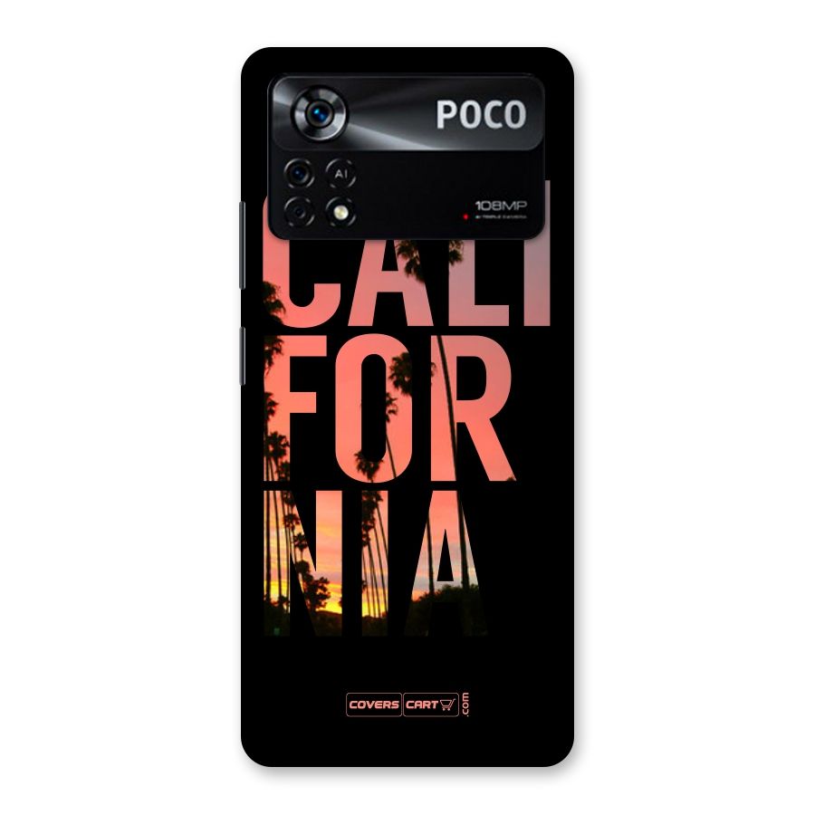 California Back Case for Poco X4 Pro 5G