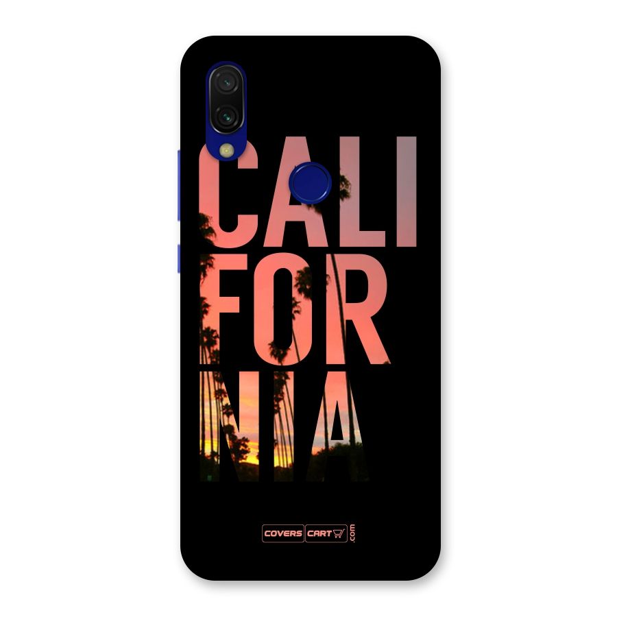 California Back Case for Redmi 7