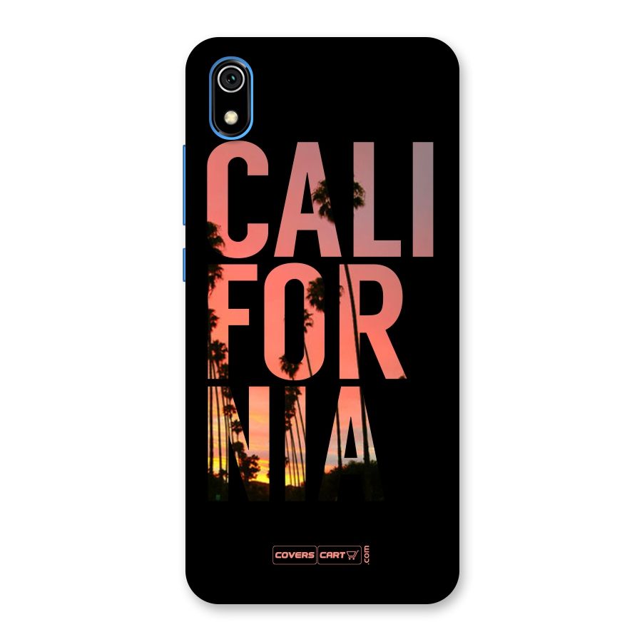 California Back Case for Redmi 7A