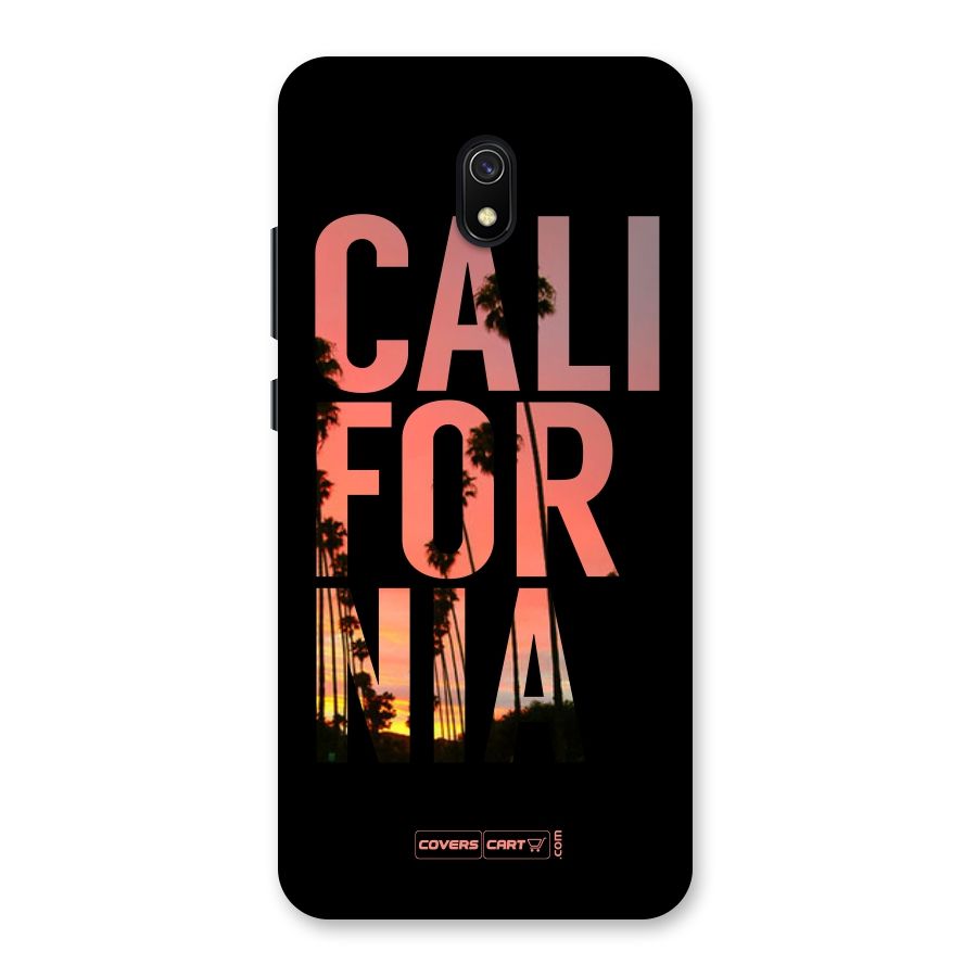 California Back Case for Redmi 8A