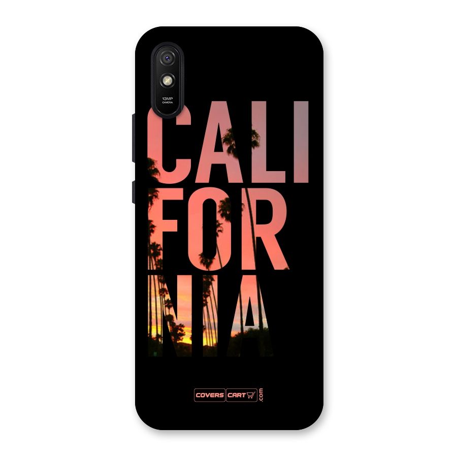 California Back Case for Redmi 9A