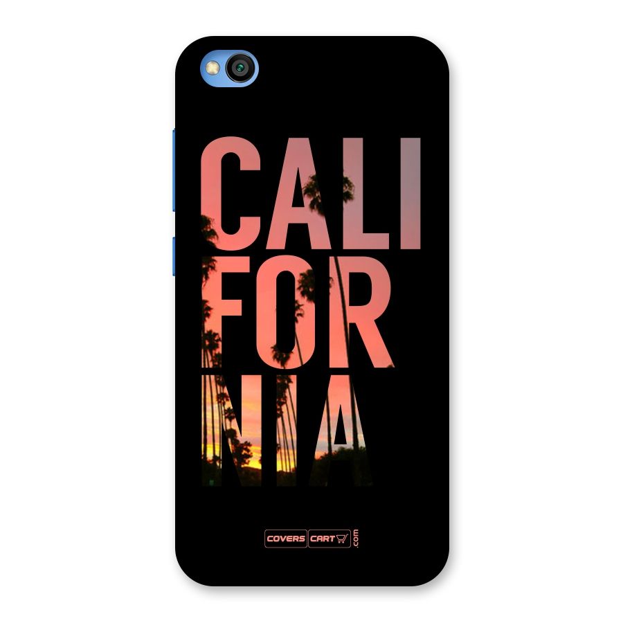 California Back Case for Redmi Go