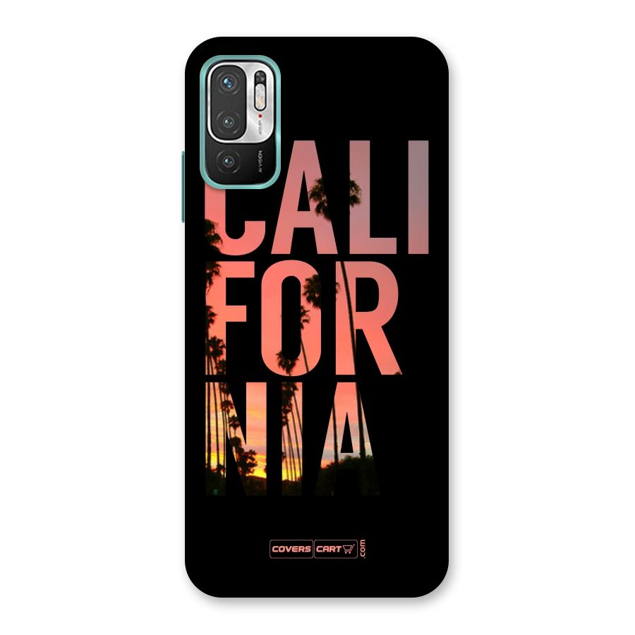 California Back Case for Redmi Note 10T 5G