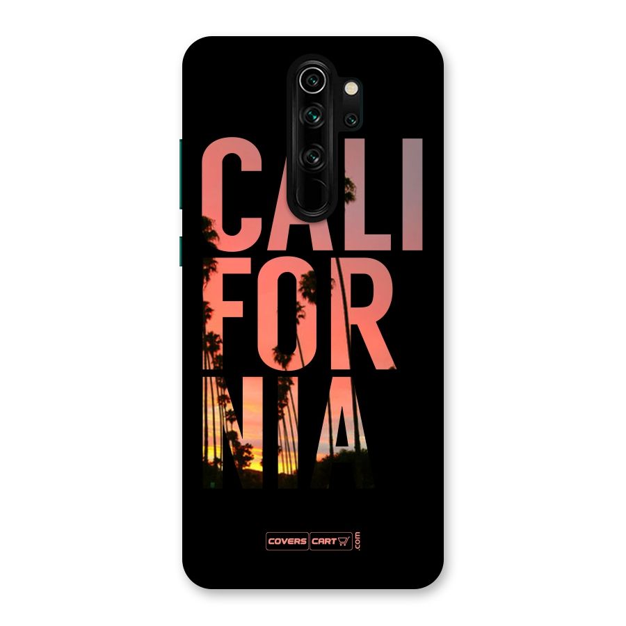 California Back Case for Redmi Note 8 Pro