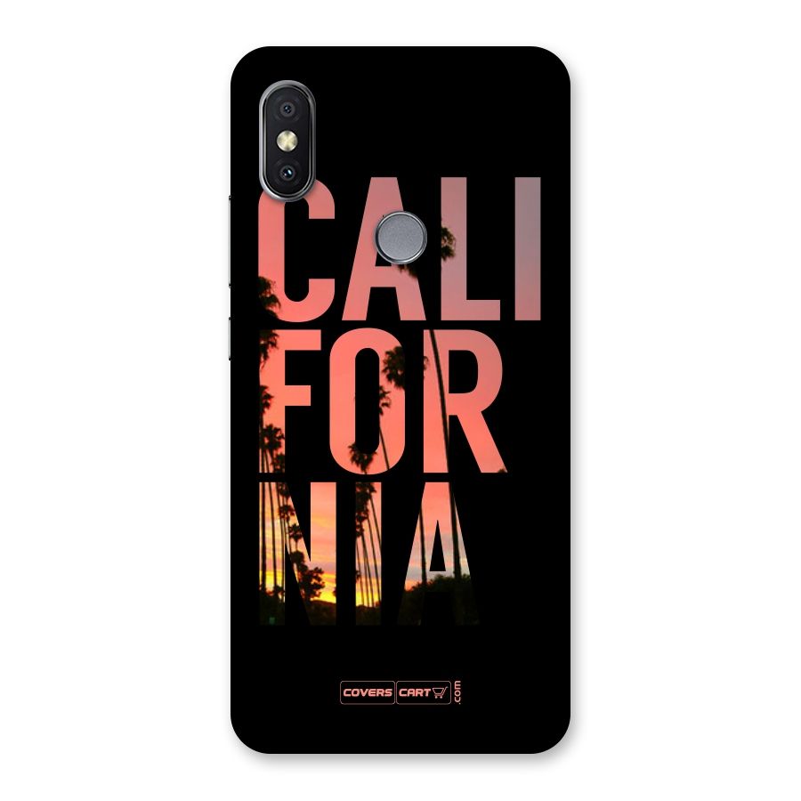 California Back Case for Redmi Y2