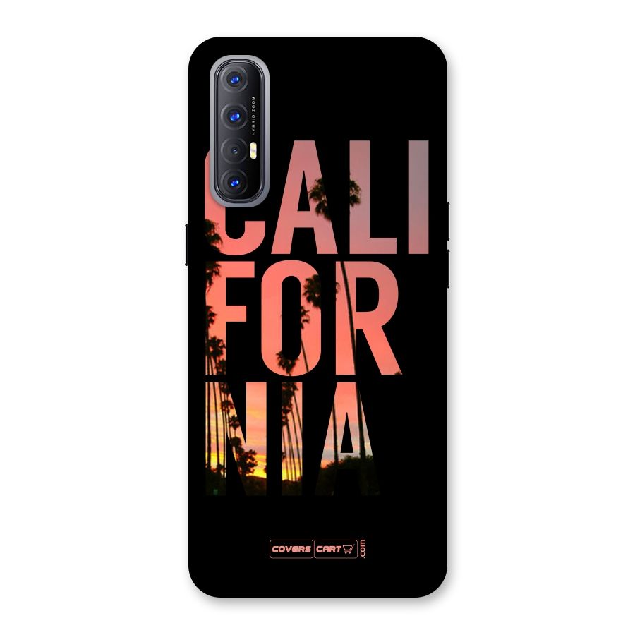 California Back Case for Reno3 Pro