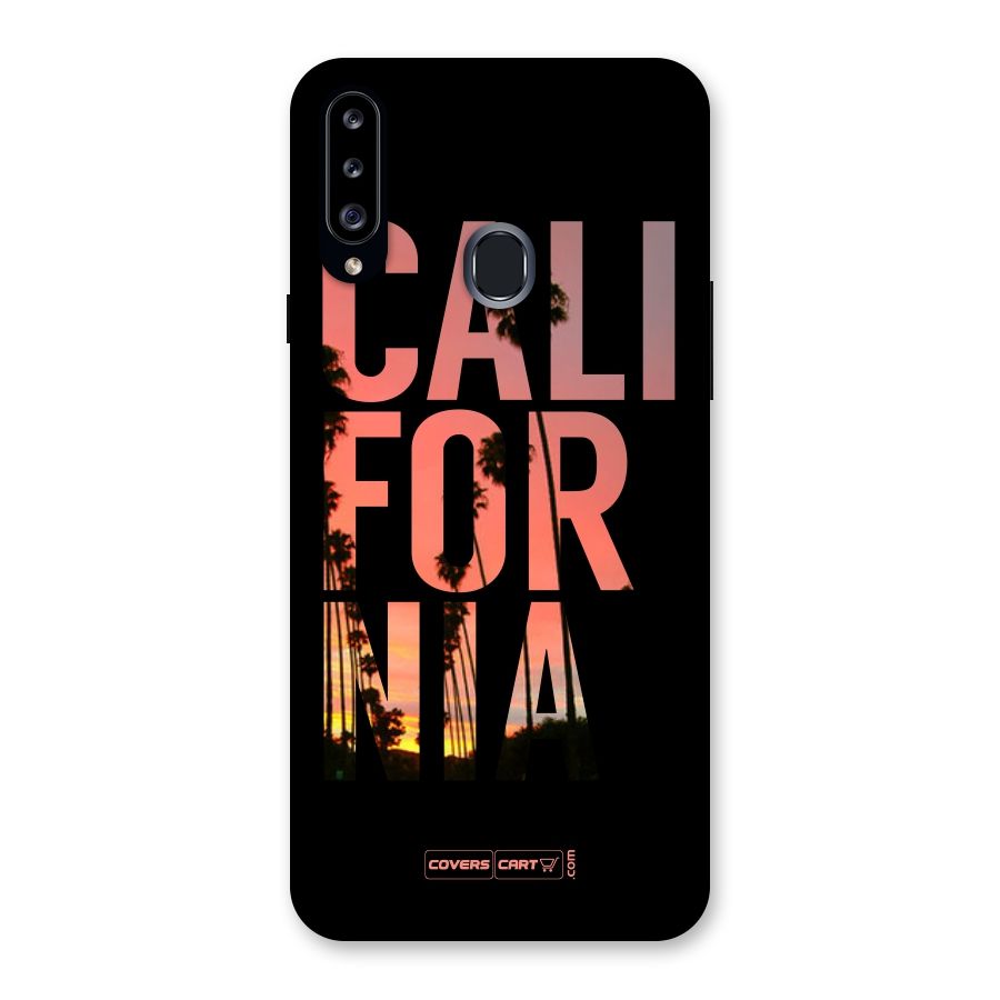 California Back Case for Samsung Galaxy A20s