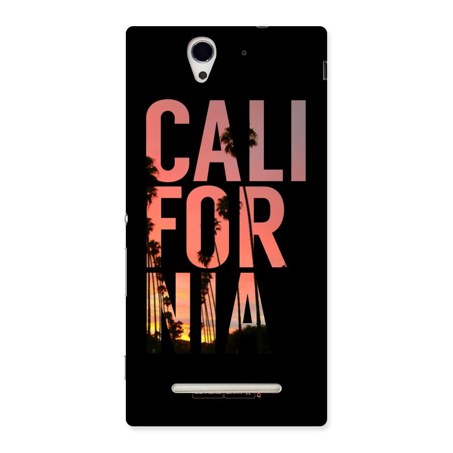 California Back Case for Sony Xperia C3