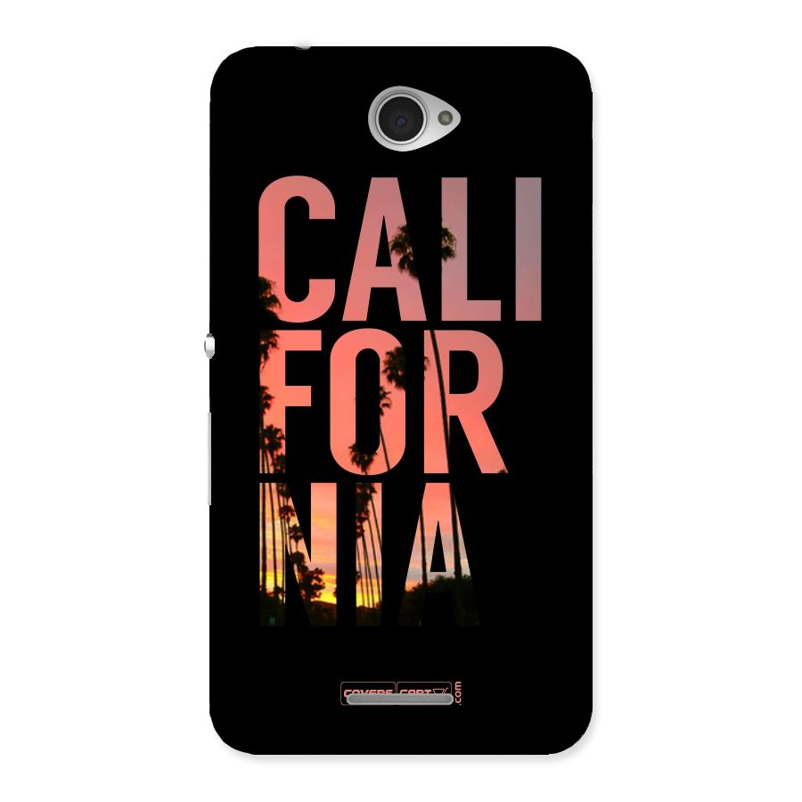 California Back Case for Sony Xperia E4