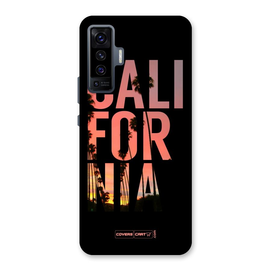California Back Case for Vivo X50