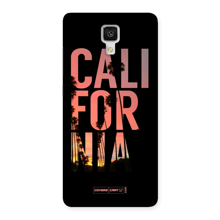 California Back Case for Xiaomi Mi 4