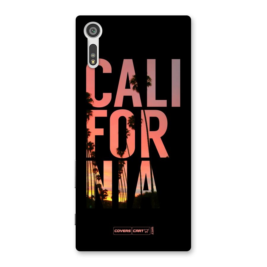 California Back Case for Xperia XZ
