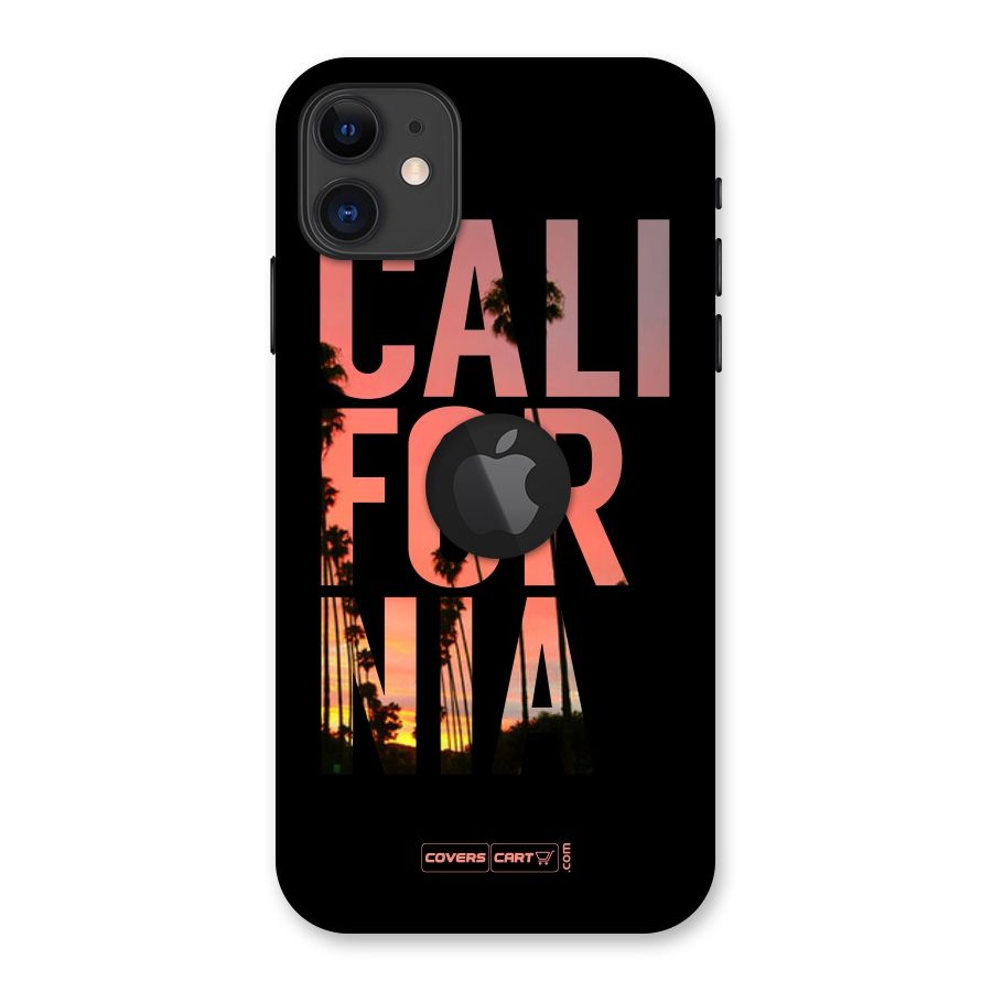 California Back Case for iPhone 11 Logo Cut