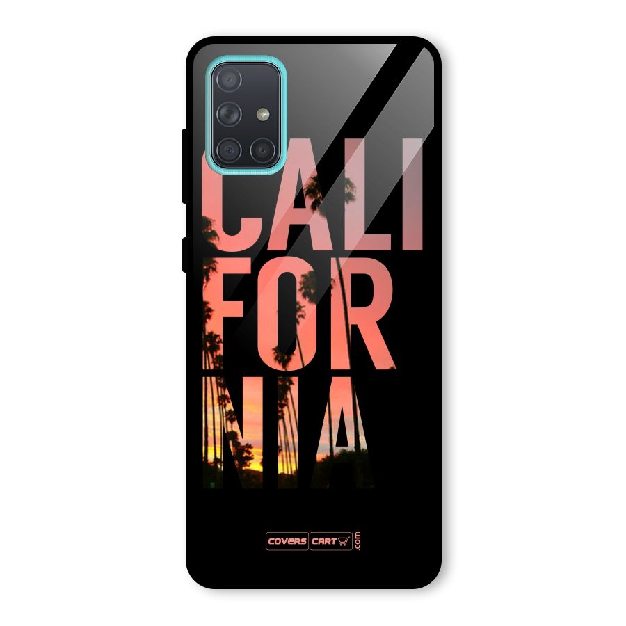California Glass Back Case for Galaxy A71