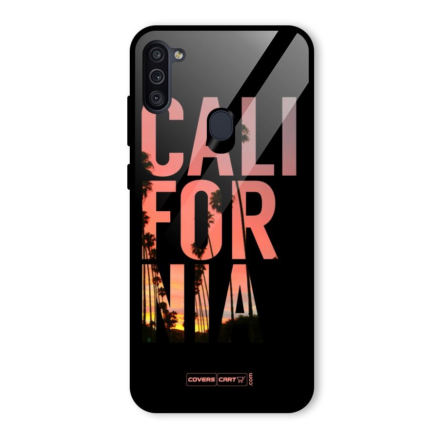 California Glass Back Case for Galaxy M11