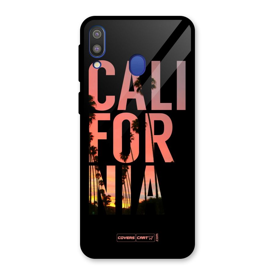 California Glass Back Case for Galaxy M20