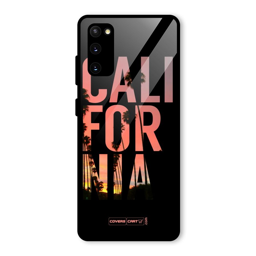 California Glass Back Case for Galaxy S20 FE 5G