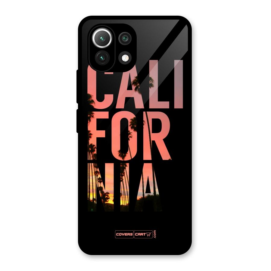 California Glass Back Case for Mi 11 Lite