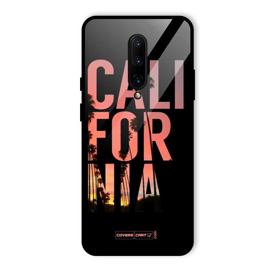 California Glass Back Case for OnePlus 7 Pro