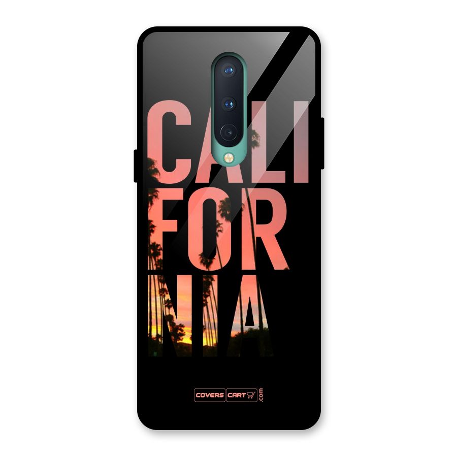 California Glass Back Case for OnePlus 8
