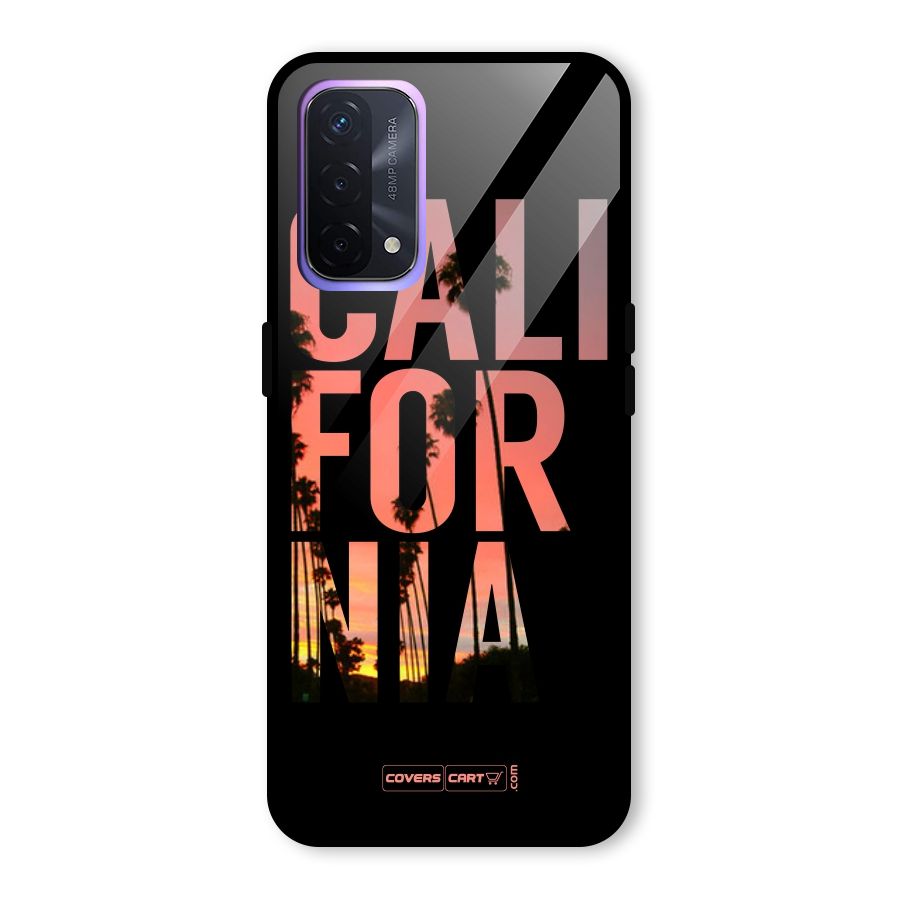 California Glass Back Case for Oppo A74 5G
