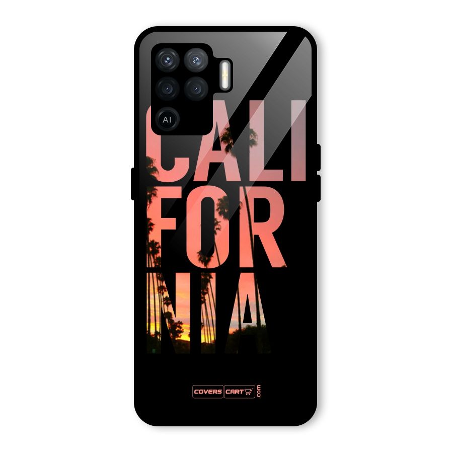 California Glass Back Case for Oppo F19 Pro