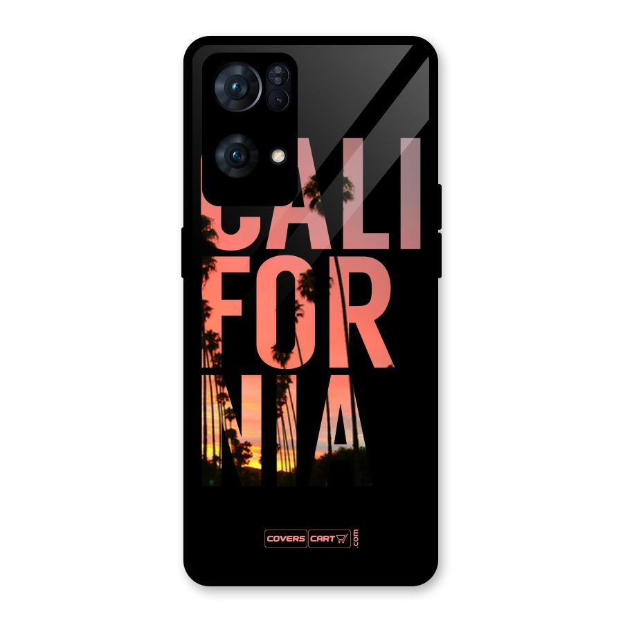 California Glass Back Case for Oppo Reno7 Pro 5G