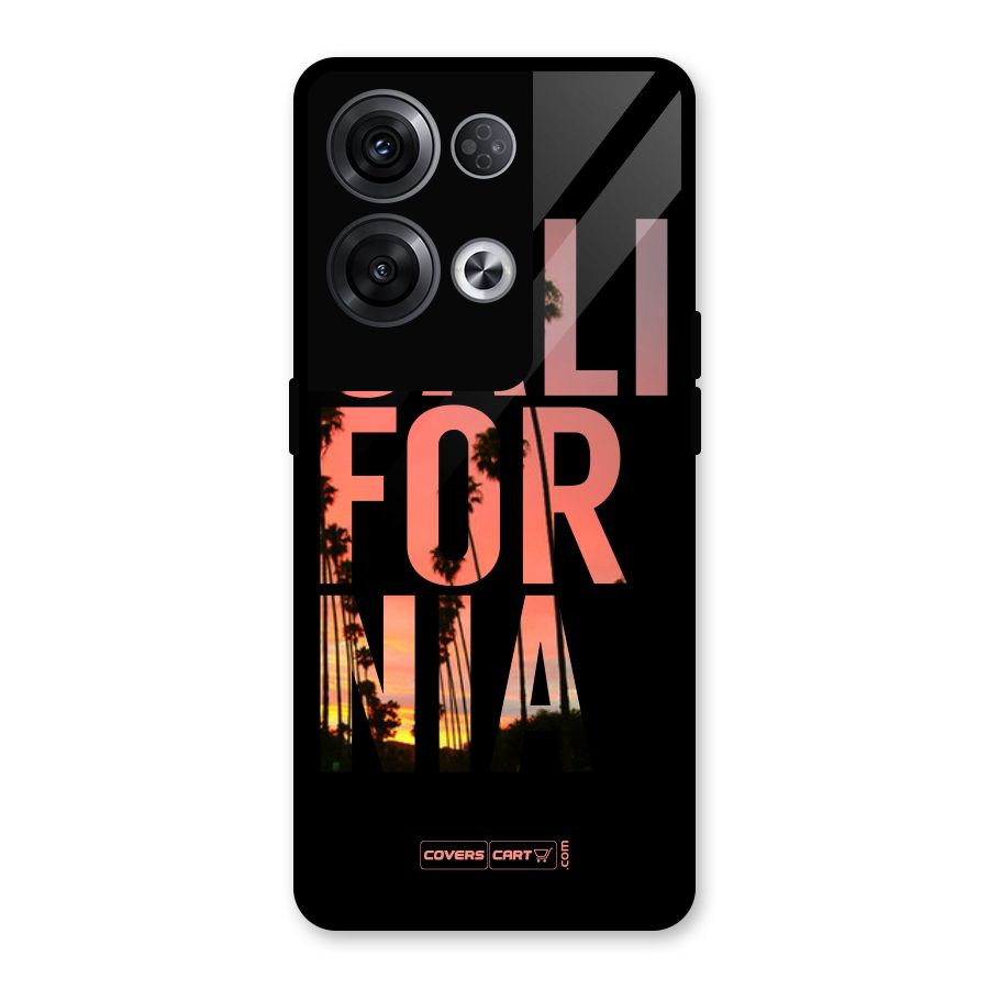 California Glass Back Case for Oppo Reno8 Pro 5G