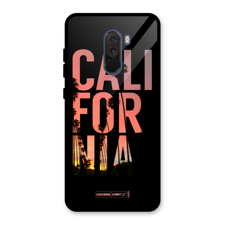 California Glass Back Case for Poco F1