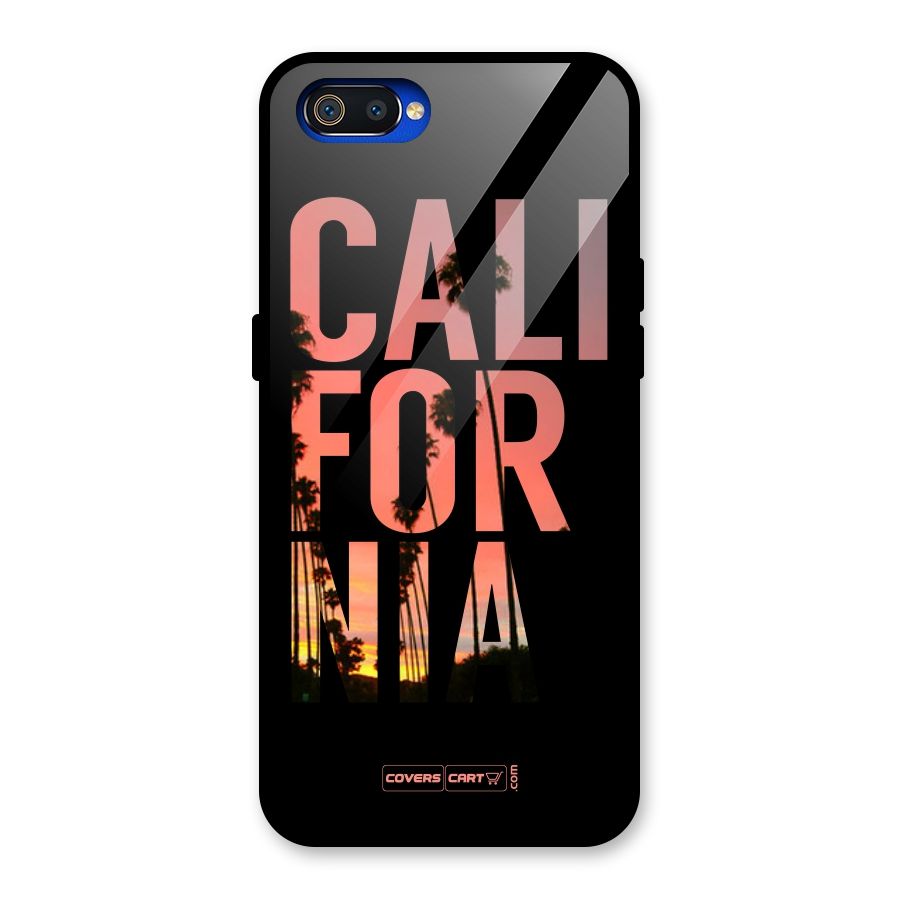 California Glass Back Case for Realme C2
