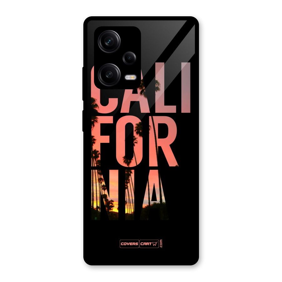 California Glass Back Case for Redmi Note 12 Pro