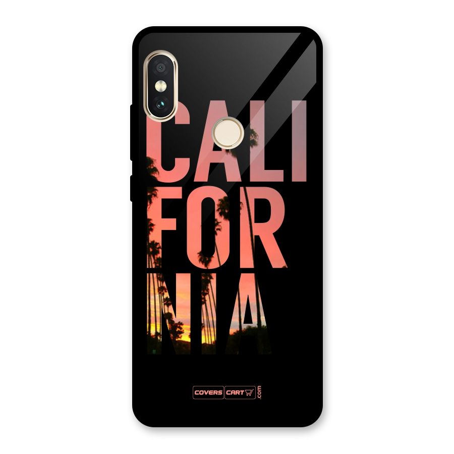 California Glass Back Case for Redmi Note 5 Pro