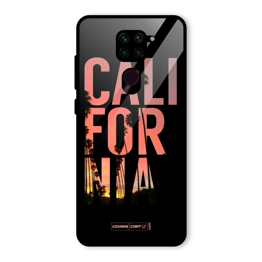 California Glass Back Case for Redmi Note 9