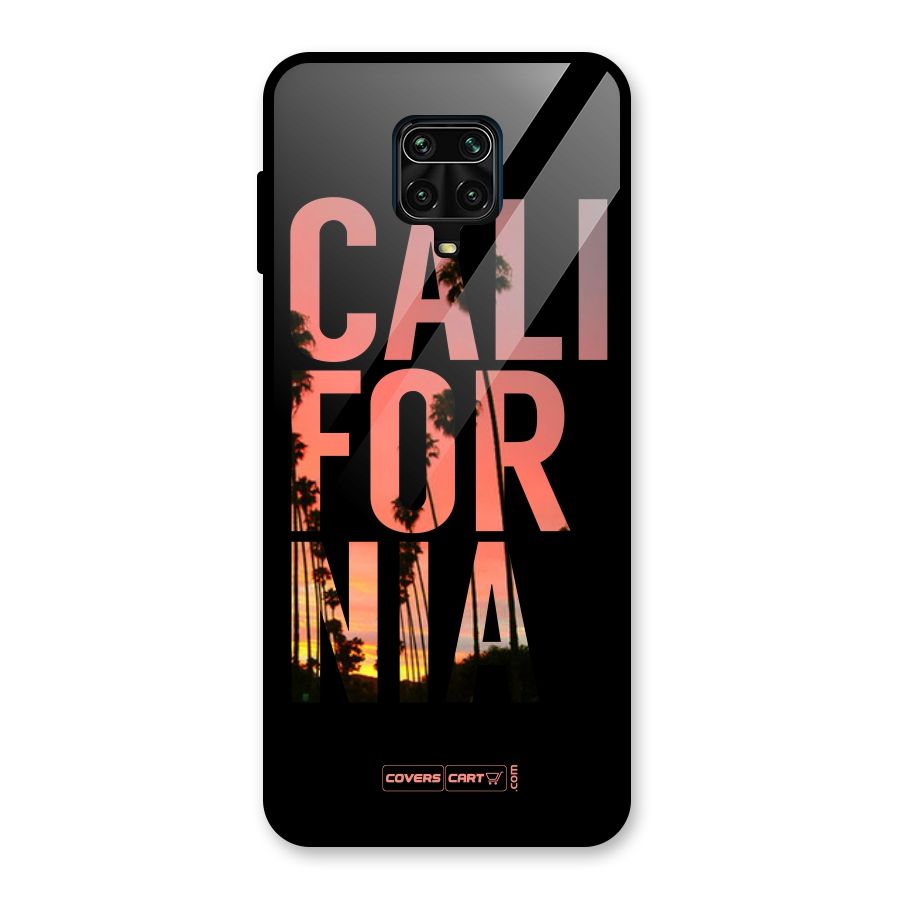 California Glass Back Case for Redmi Note 9 Pro Max
