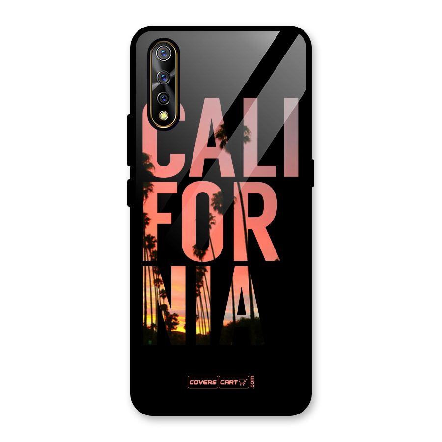 California Glass Back Case for Vivo S1