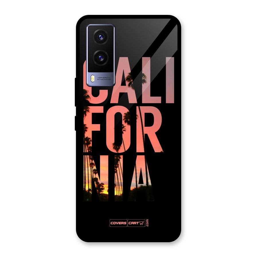 California Glass Back Case for Vivo V21e 5G