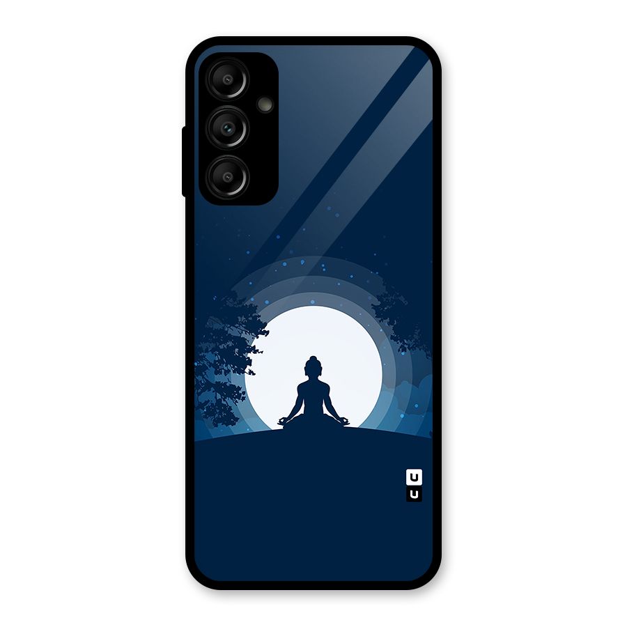 Calm Meditation Glass Back Case for Galaxy A14 5G