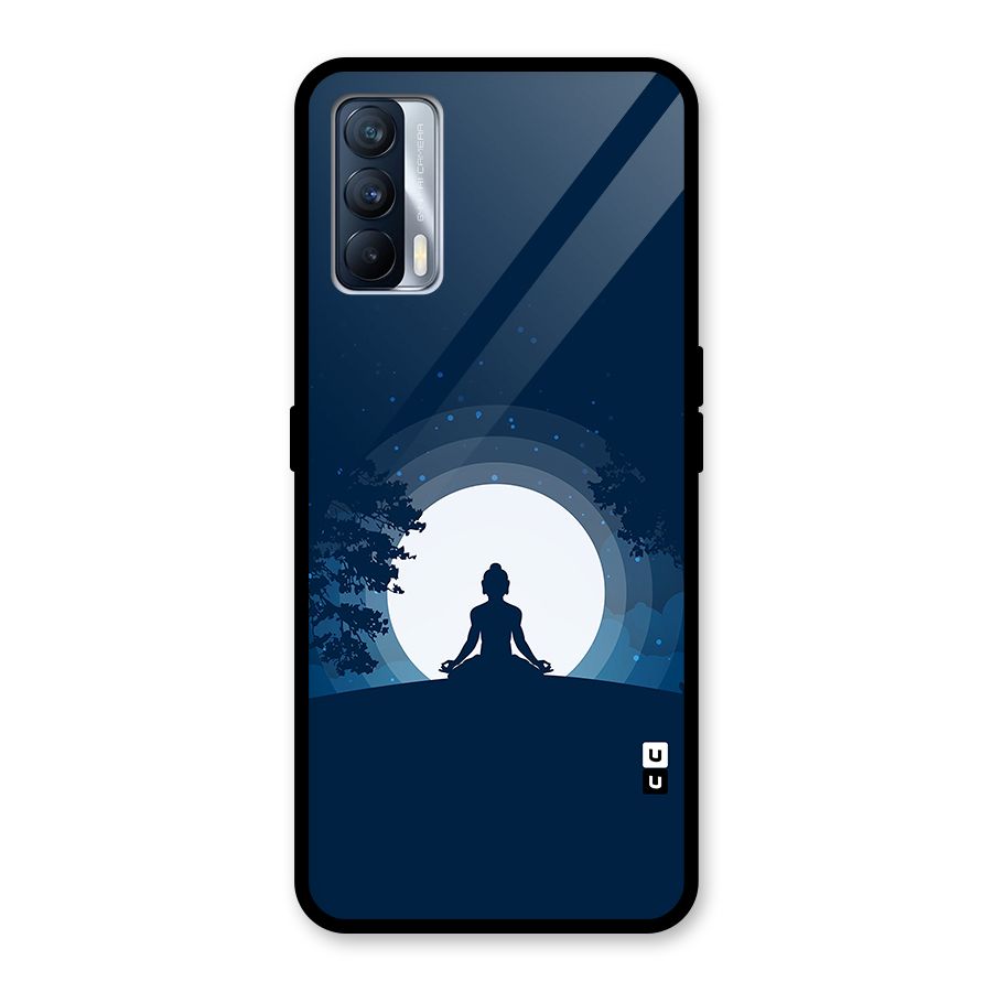 Calm Meditation Glass Back Case for Realme X7