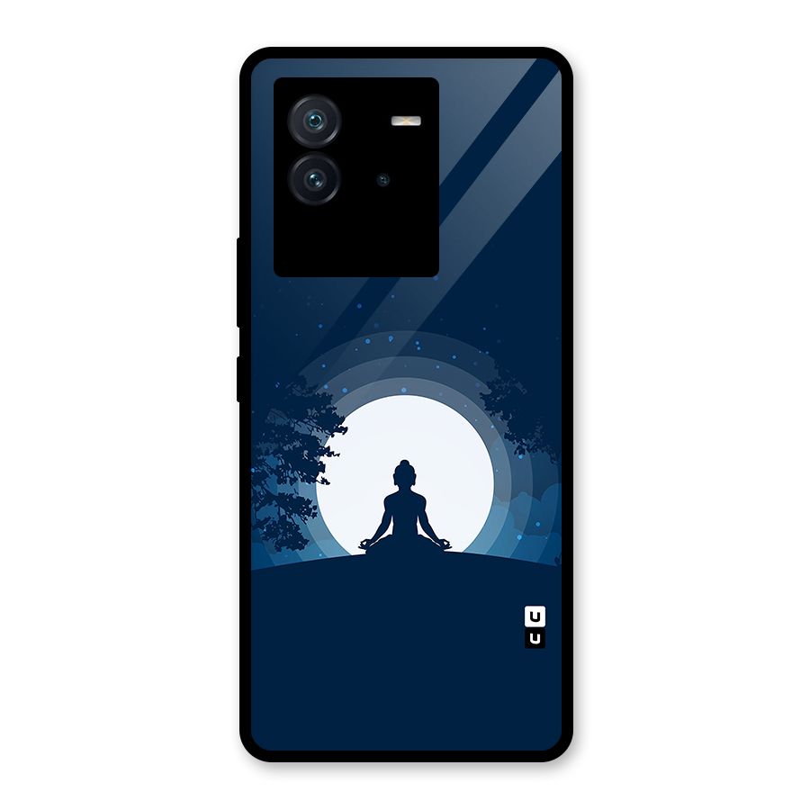 Calm Meditation Glass Back Case for Vivo iQOO Neo 6 5G