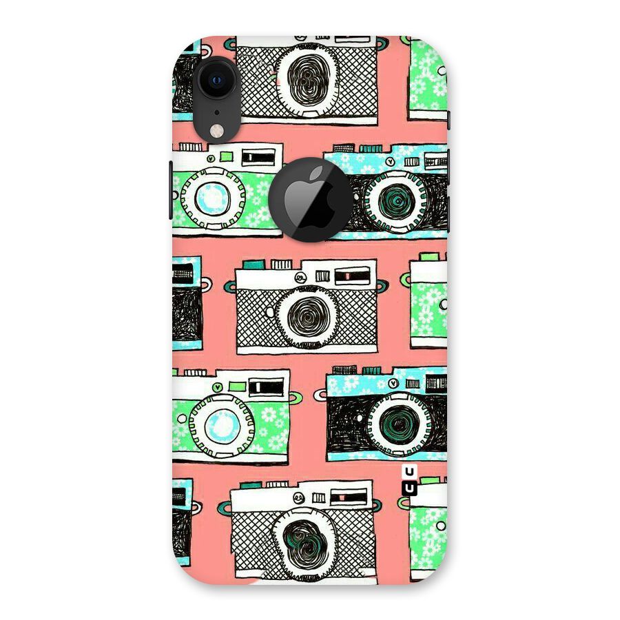 Cam Art Loving Back Case for iPhone XR Logo Cut