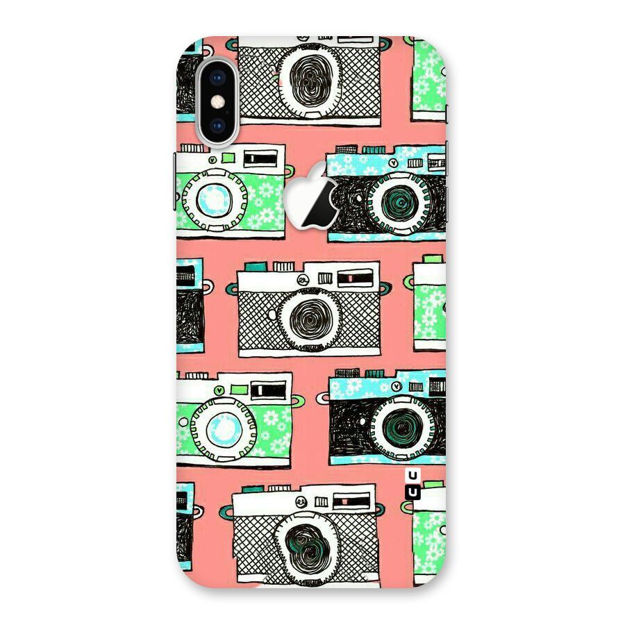 Cam Art Loving Back Case for iPhone XS Max Apple Cut
