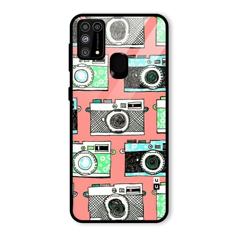 Cam Art Loving Glass Back Case for Galaxy F41