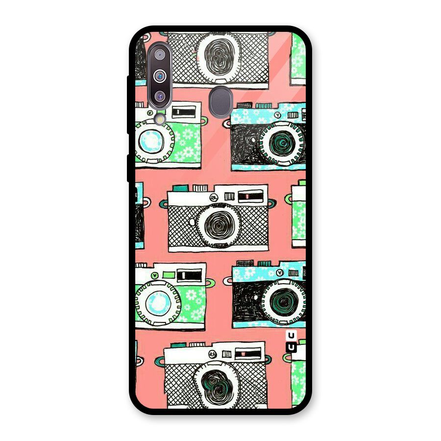 Cam Art Loving Glass Back Case for Galaxy M30