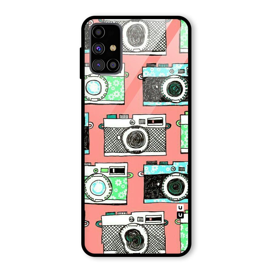 Cam Art Loving Glass Back Case for Galaxy M31s