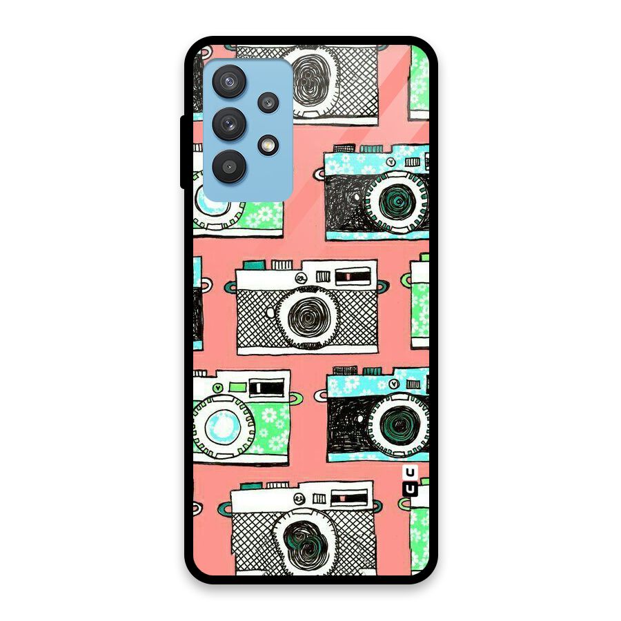 Cam Art Loving Glass Back Case for Galaxy M32 5G