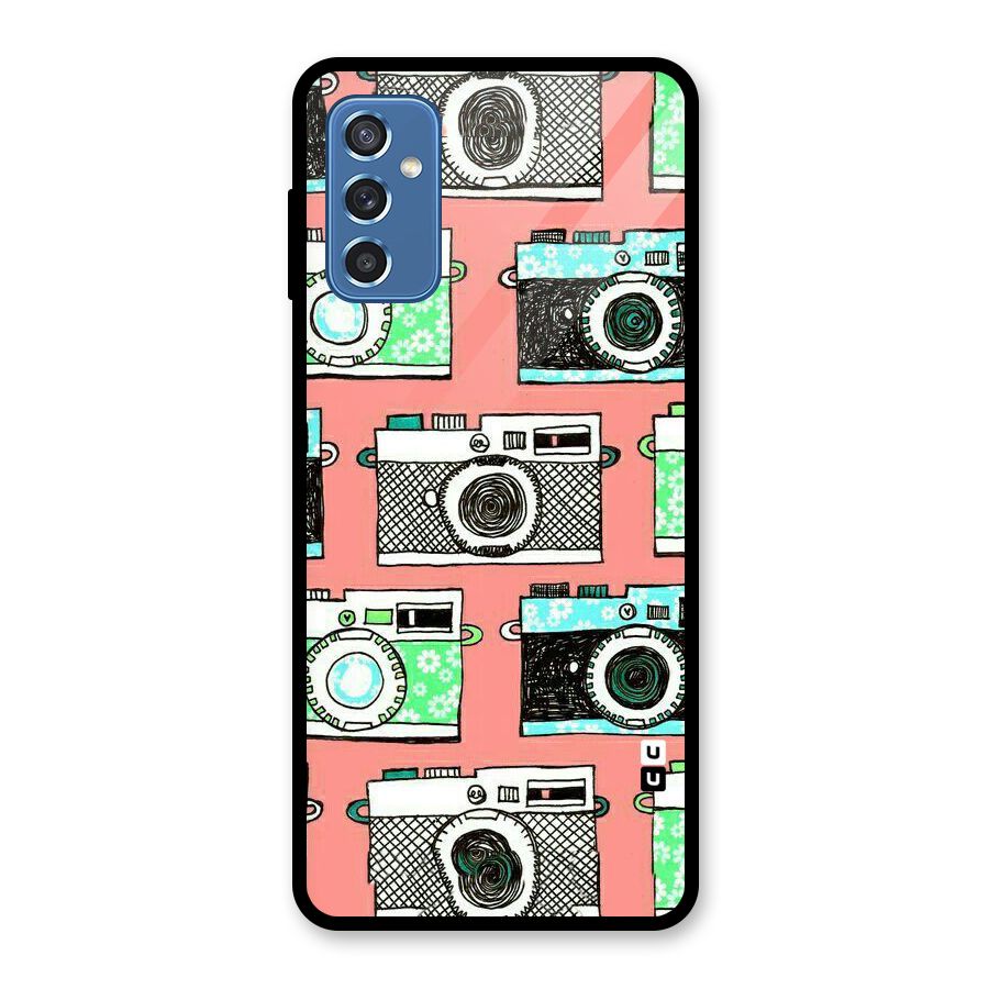 Cam Art Loving Glass Back Case for Galaxy M52 5G