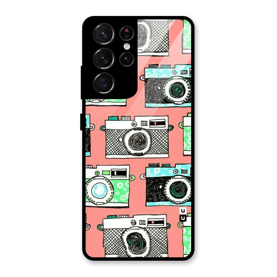 Cam Art Loving Glass Back Case for Galaxy S21 Ultra 5G