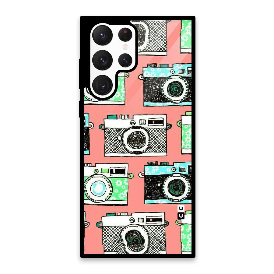 Cam Art Loving Glass Back Case for Galaxy S22 Ultra 5G