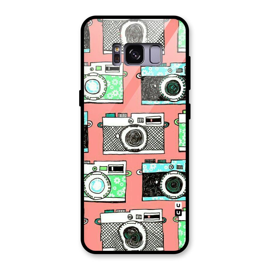 Cam Art Loving Glass Back Case for Galaxy S8
